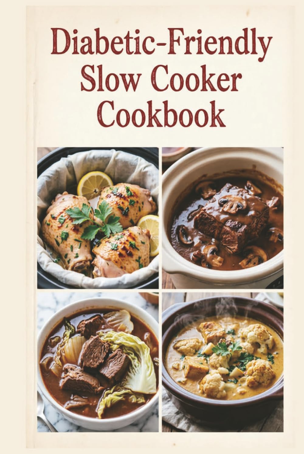 Diabetic-Friendly Slow Cooker Cookbook: Set-It-and-Forget-It Recipes for Balanced Blood Sugar, Steady Energy, and Wholesome Everyday Meals (Diabetic Friendly Cookbook)