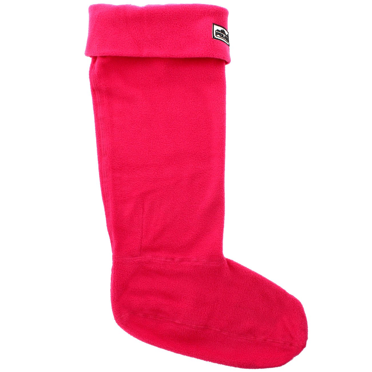 Polar Womens Thermal Fleece Welly Wellington Boot Warm Cosy Soft Wellie Socks - Fushia - XL