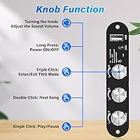 Vista 4 de 2 unidades ZK-1001U Mono Bluetooth Amplificador Board w/TWS, 100W Pico Power Home Audio Amplificador de Audio, Amplio Voltaje Entrada 9-24V, Soporta