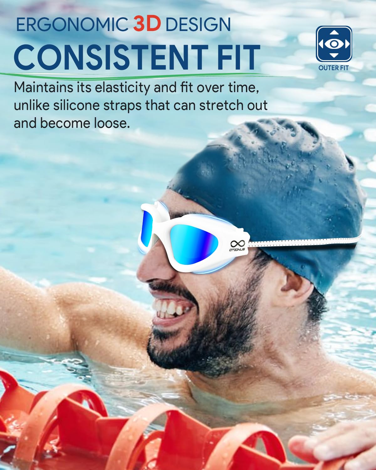 Occhialini da nuoto anti appannamento 0022