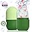 IMEASY Ice Roller for Face and Eye, Facial Beauty Roller Skin Care Tools, Ice Facial Cube, Gua Sha Massage, Silicone Ice Mold for Face Beauty (Green)