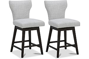 Modern 360° Swivel Barstools with Backs for Your Kitchen or Counter