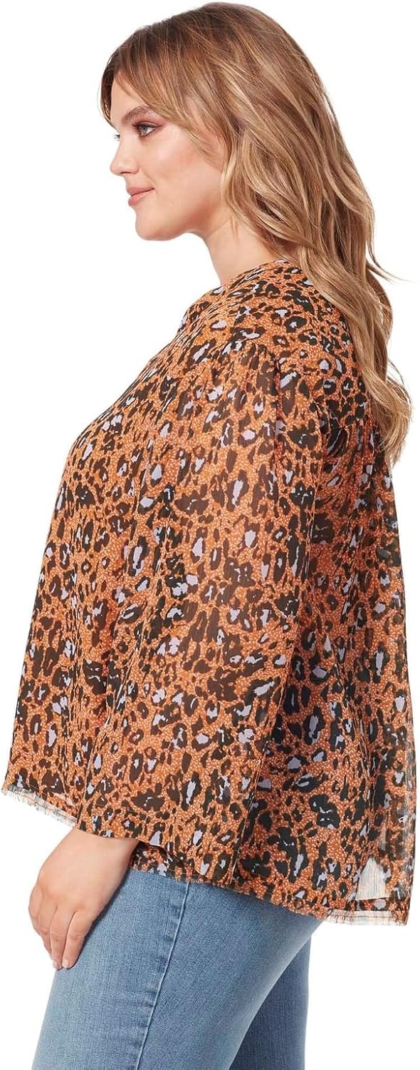 Jessica Simpson Women's Jenna Notch Neck Top - Image 6