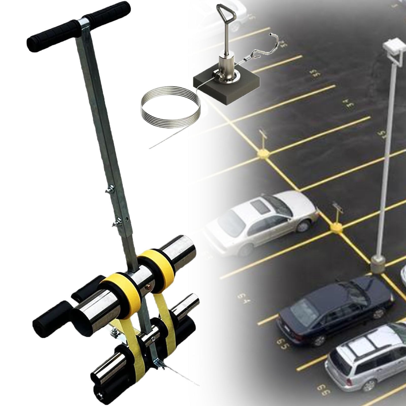 ylpddmm Hand Push Line Striping Machine Parking Lot Striping Machine