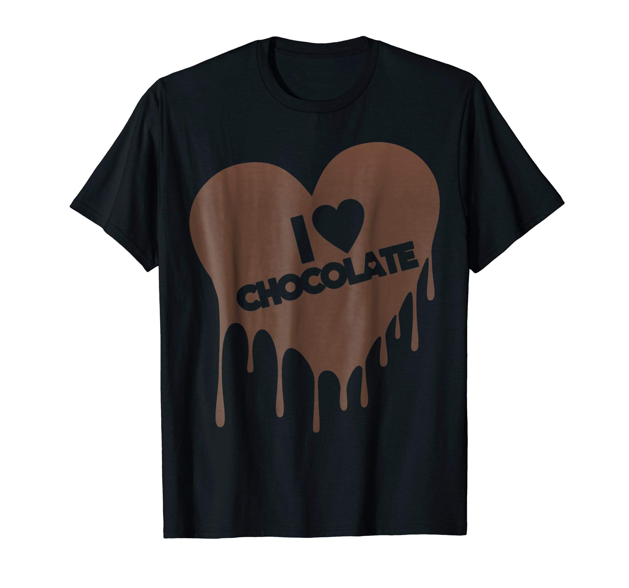 I Love Chocolate T-shirt - Candy Heart Lover Shirt T-ShirtOEKO-TEX STANDARD 100