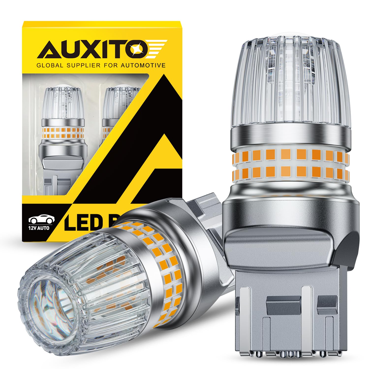 AUXITO 7440 7443 LED Bulb Amber Yellow Turn Signal Lights