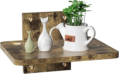 Miniatura 9 de WALI Estantes flotantes para centro de entretenimiento, soporta hasta 7.98 kg, estante de TV con vidrios templados reforzados para reproductores de