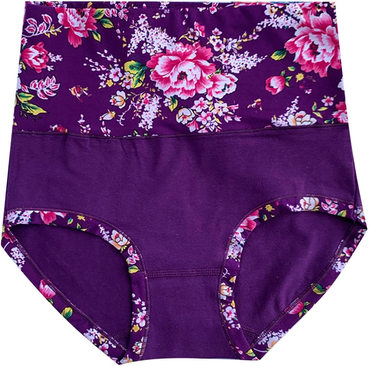 Women's Athletic Underwear High Waist Slim Thin Underwear Plus Size