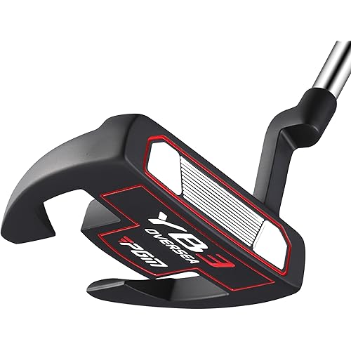 PGM Golf Putter for Men and Women - Anti-Twist Mallet Design with Alignment Guide & Stepped Shaft - Low Center of Gravity for Smooth, Accurate Putts