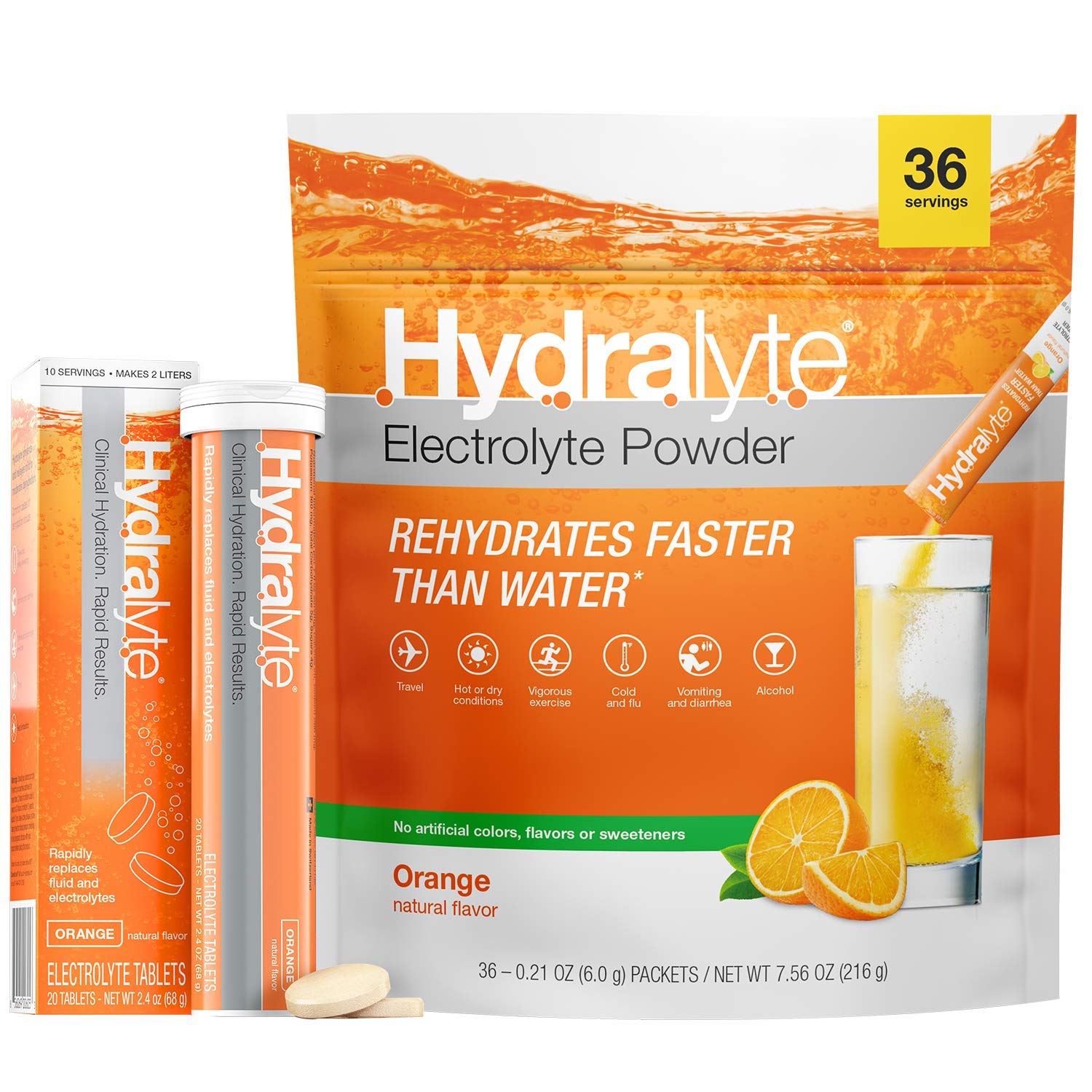 Buy Hydralyte Electrolyte Hydration Powder & Electrolyte Bundle All