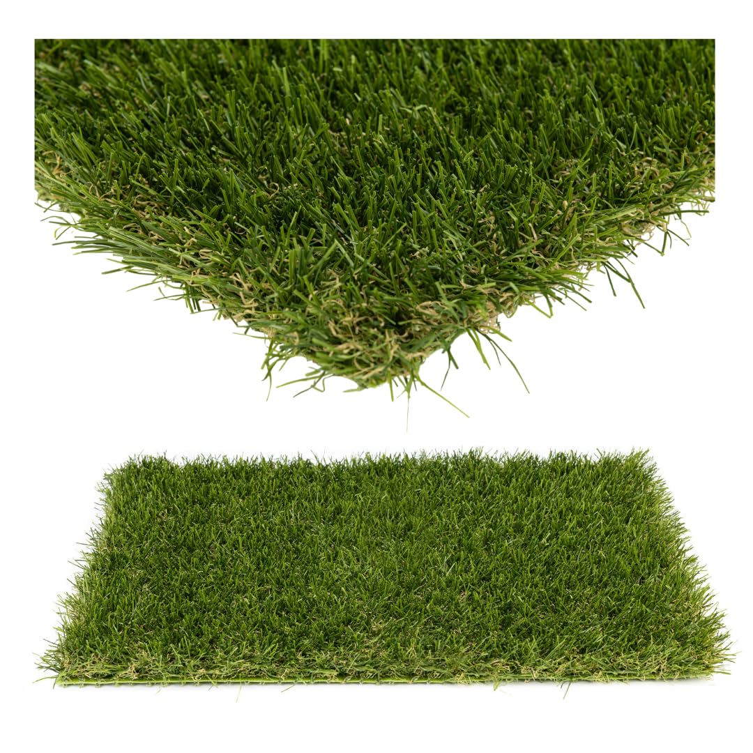 Gazon synthétique EcoGrass 35 mm (2 m x 15,5 m) | Pelouse Premium | Décoration Maison | Résistant UV | Garanties 15 ans