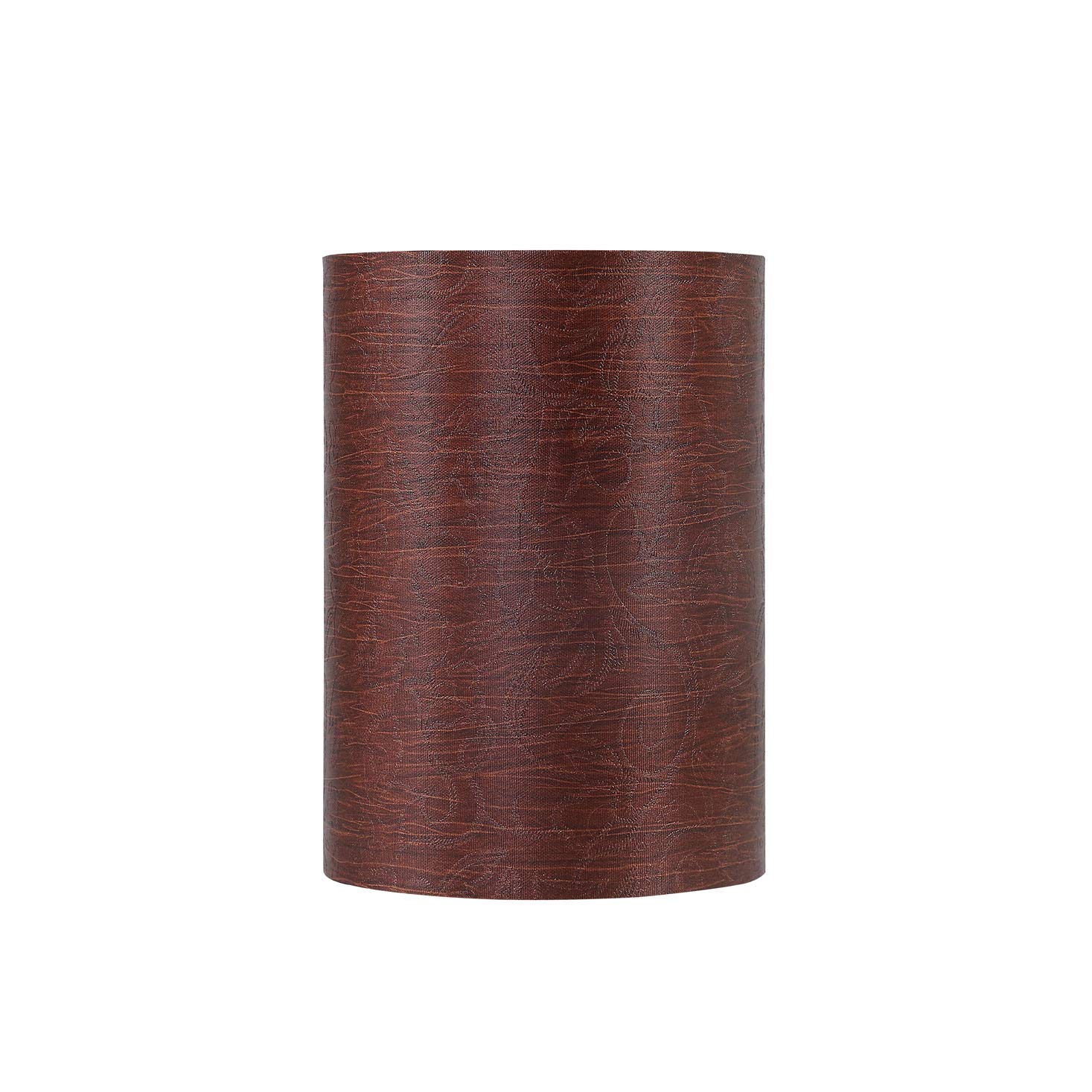 Aspen Creative 31402A przejściowy bęben (cylinder) kształt pająka konstrukcja klosz lampy w kolorze brązowym, 20 cm szerokości (20 cm x 20 cm x 28 cm)
