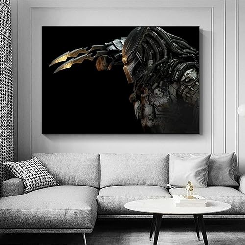 Miniatura 3 de ZZHIY Póster de The Predator Vs Alien, pintura decorativa, lienzo, arte de pared, para sala de estar, dormitorio, 12 x 18 pulgadas (11.8 x 17.7 in)