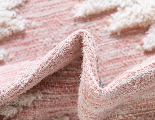 Miniatura 7 de Unique Loom Mesa Collection - Alfombra de área - Papago (4 pies 1 pulgada x 6 pies 1 pulgada rectangular, rosacrema)