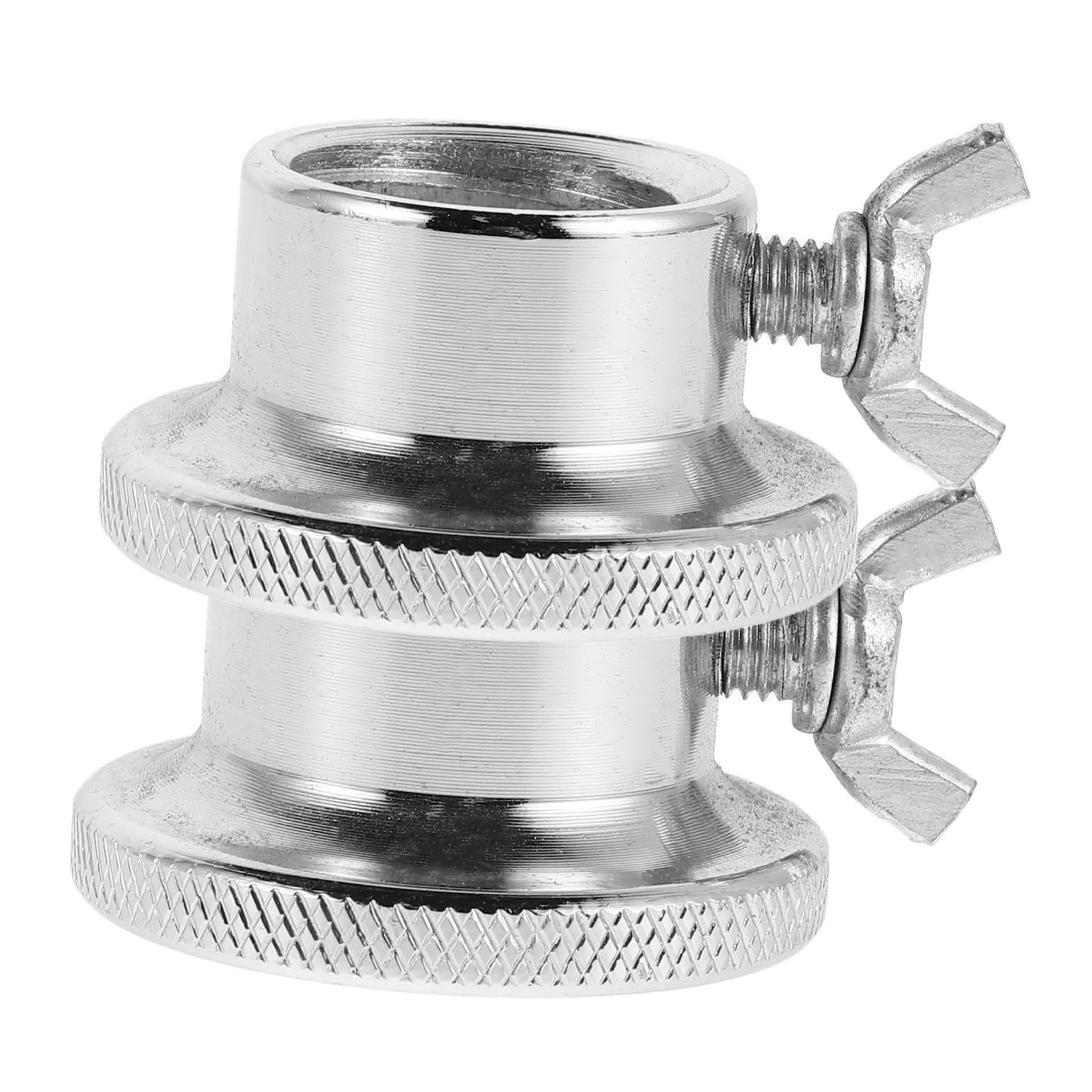 HOLIDYOYO 2Pcs Dumbbell Slip Clamps Standard Barbell Collars Screw Clamp for Weight Lifting Fitness Secure Fit for Gym Equipment Silver Color Enhanced Stability