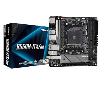 ASRock B550M-ITX/AC Supports 3rd Gen AMD AM4 Ryzen/Future AMD Ryzen Processors Mini ITX Motherboard, DDR4