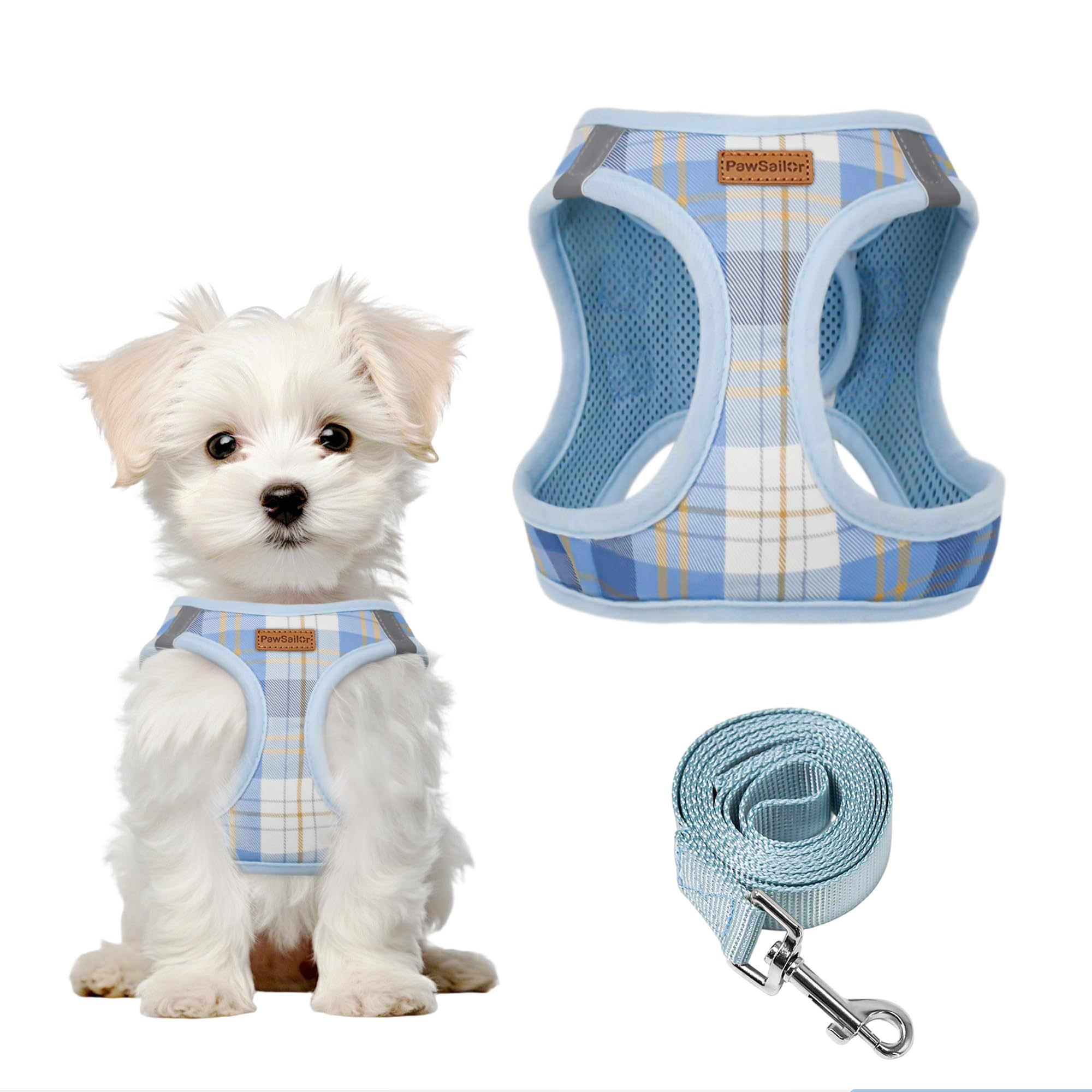 Step-in Arnés para Perro Pequeño con Correa Antitirone Ajustable