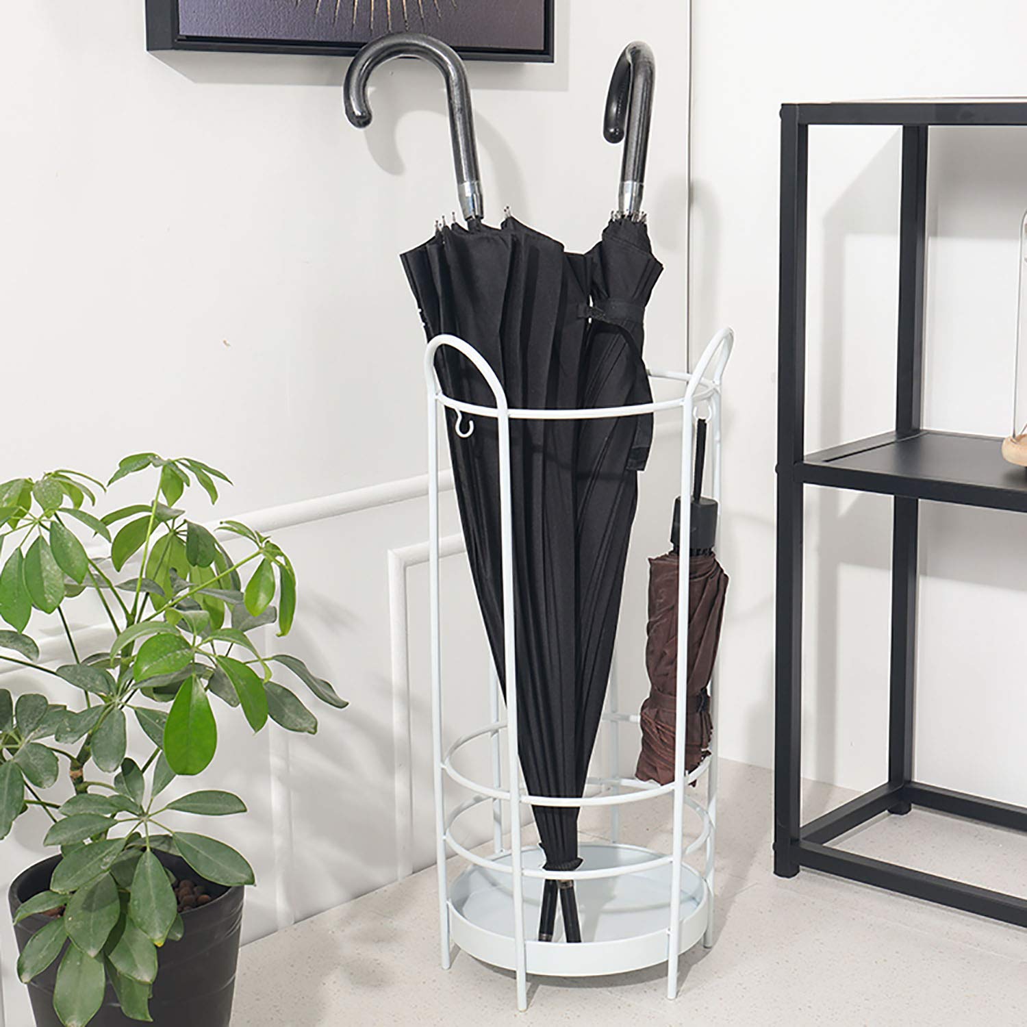 Amazon｜金属製の傘立てラック、家庭やオフィス用の傘立てラック