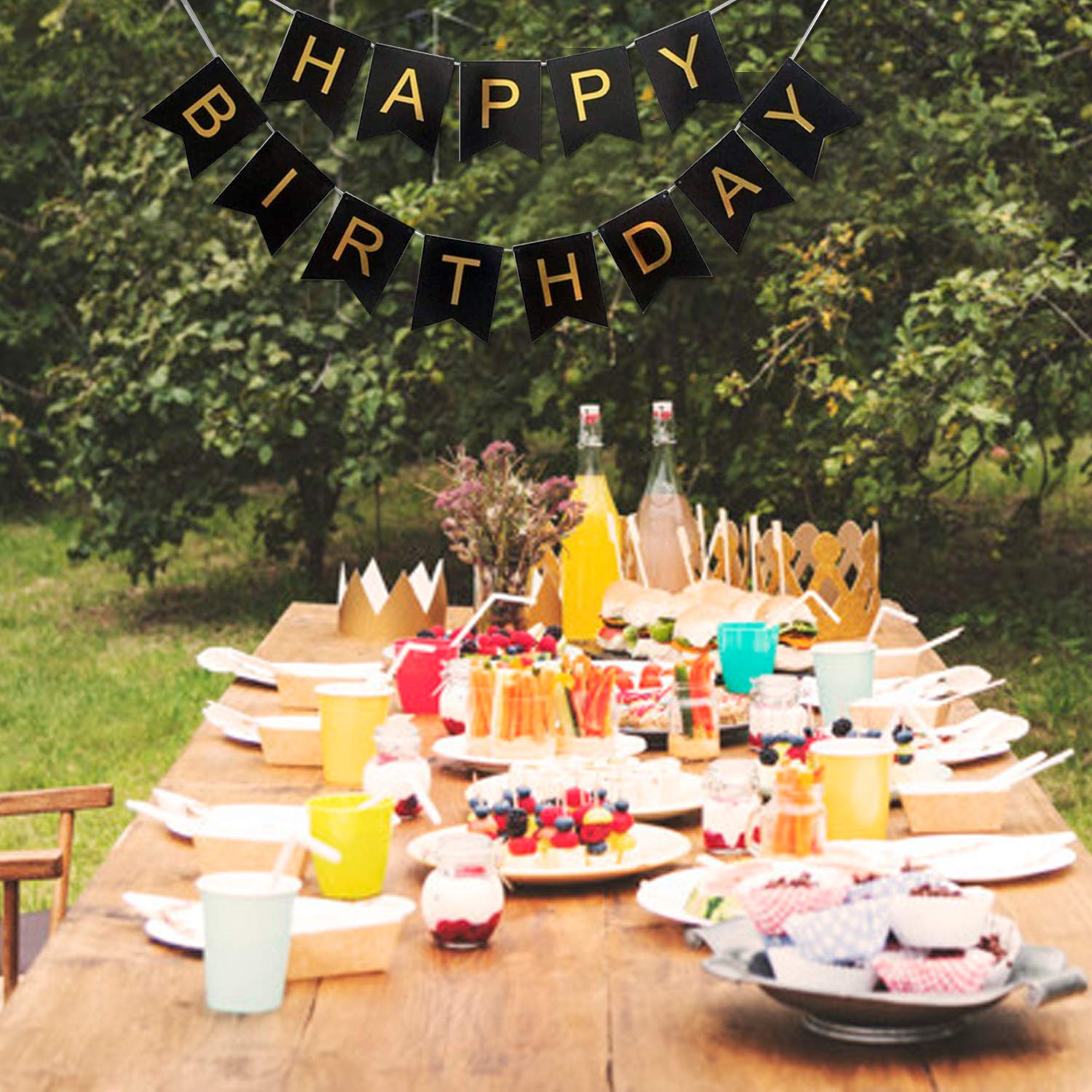 Happy Birthday Astro Space Guirlande à Suspendre - Décoration