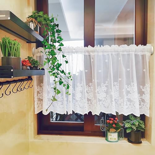 Miniatura 6 de SISELBA Barra de cortina de tensión, de 28 a 48 pulgadas, sin taladro, barra de tensión de resorte ajustable para ventanas o ducha