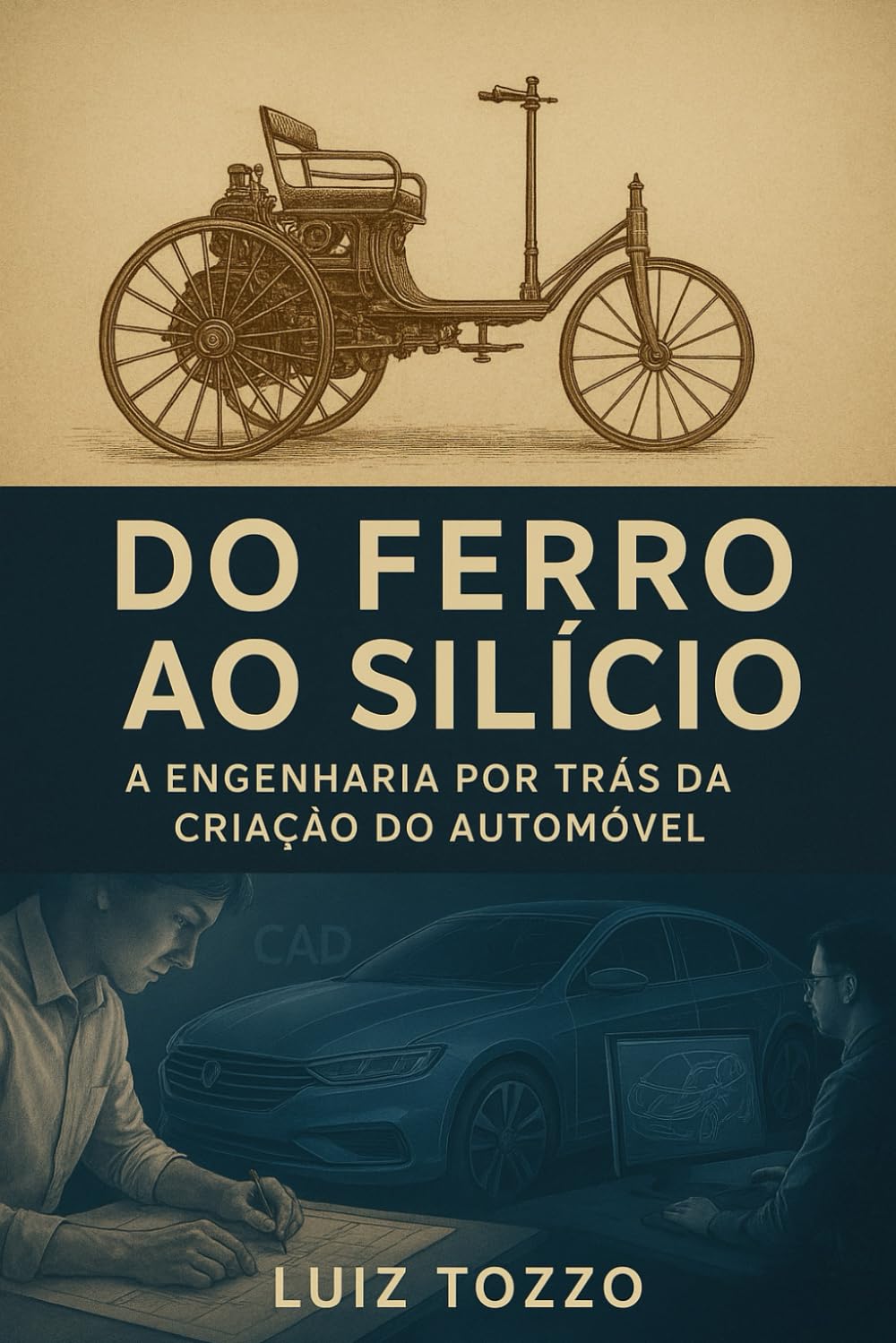 Do Ferro ao Silício – A Engenharia por Trás da Criação do Automóvel: Do século XIX à era digital – Uma viagem pela mente dos engenheiros e pelas máquinas que moveram o mundo