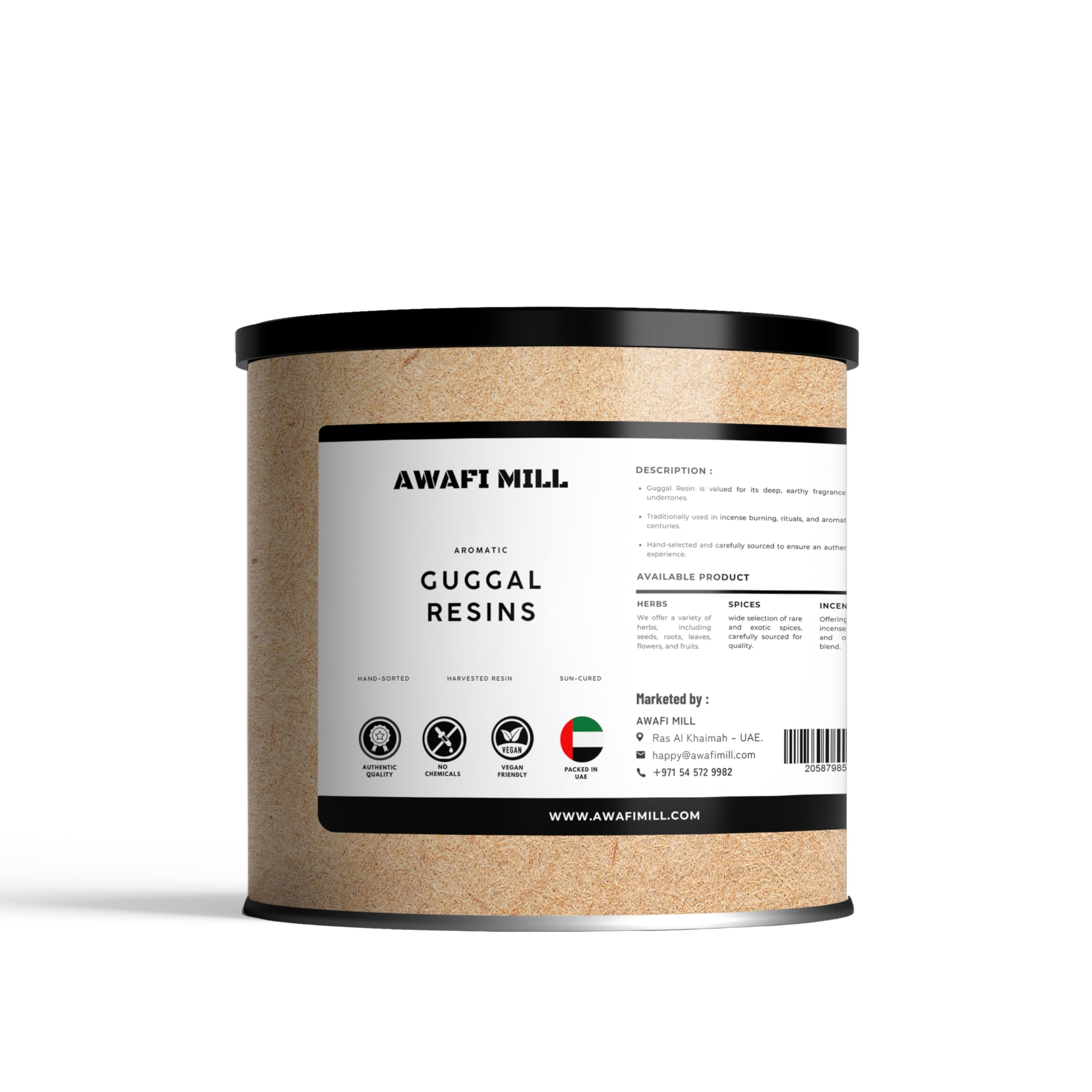 Awafi Mill Guggal Resins 100g (3.5 oz) - Premium Quality Resin | Pure High Grade Resin Incense