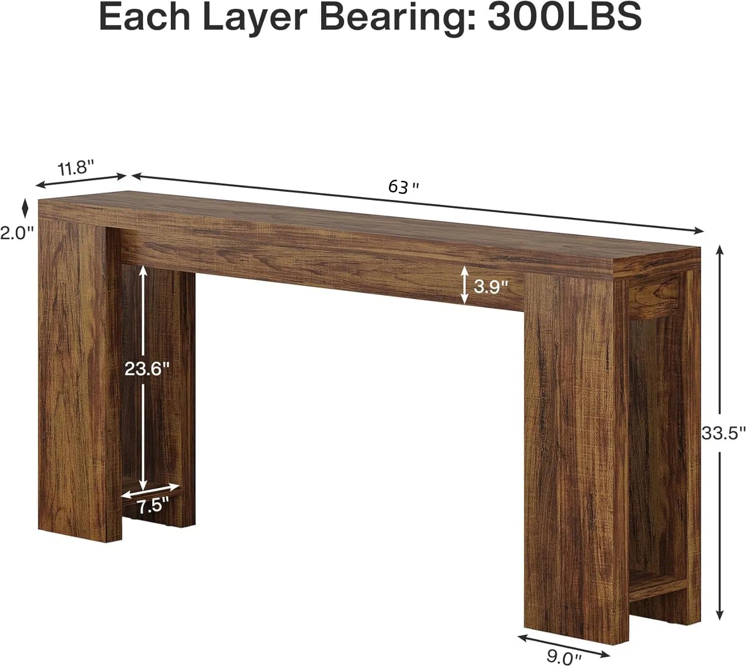 Tribesigns Console Table, 160 x 30 x 80 cm, Side Tribesigns Console Table, 160 x 30 x 80 cm, Side