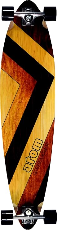 Atom Longboards Atom Pintail Longboard - 39, Woody