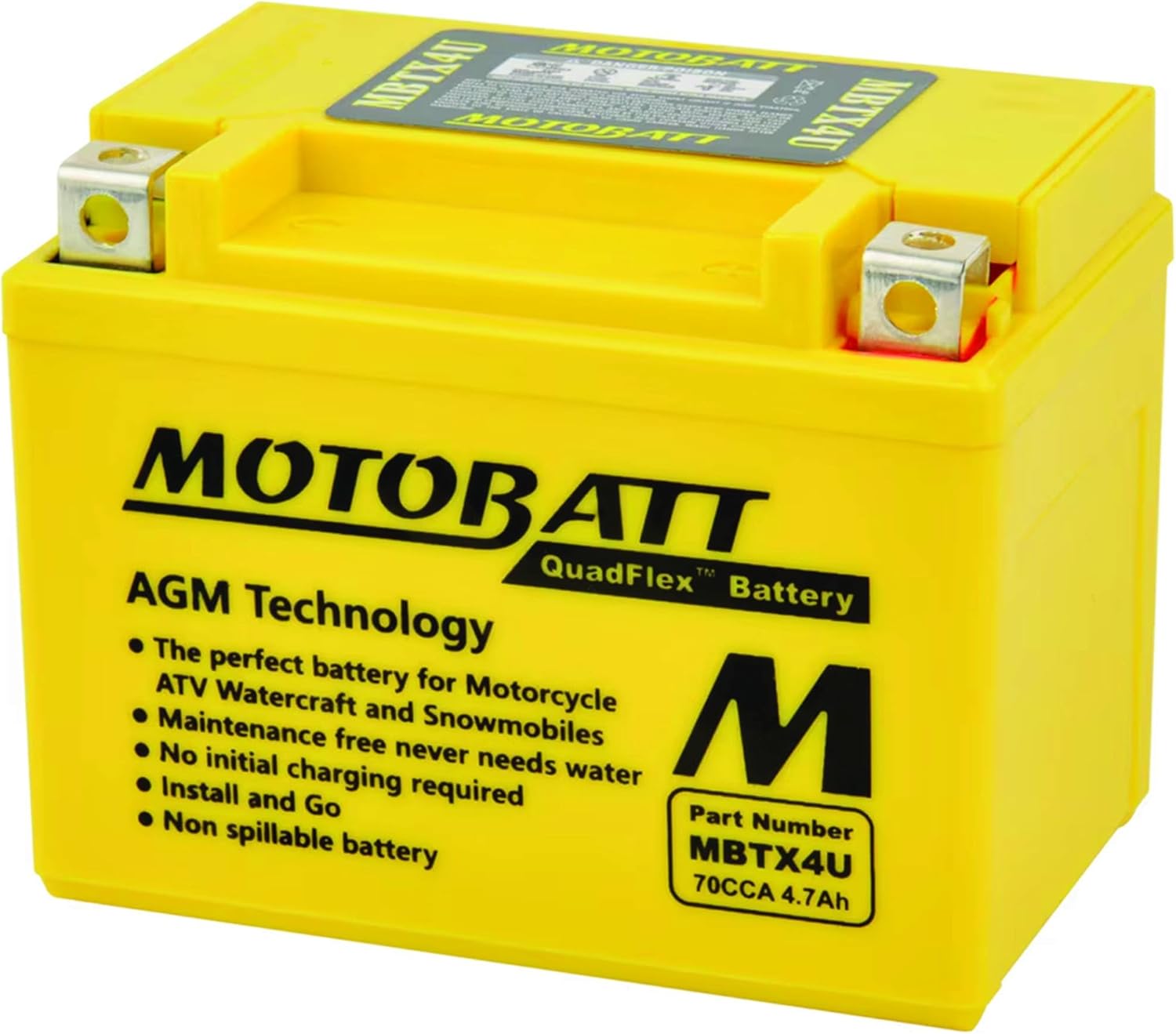 Motobatt MBTX4U Battery