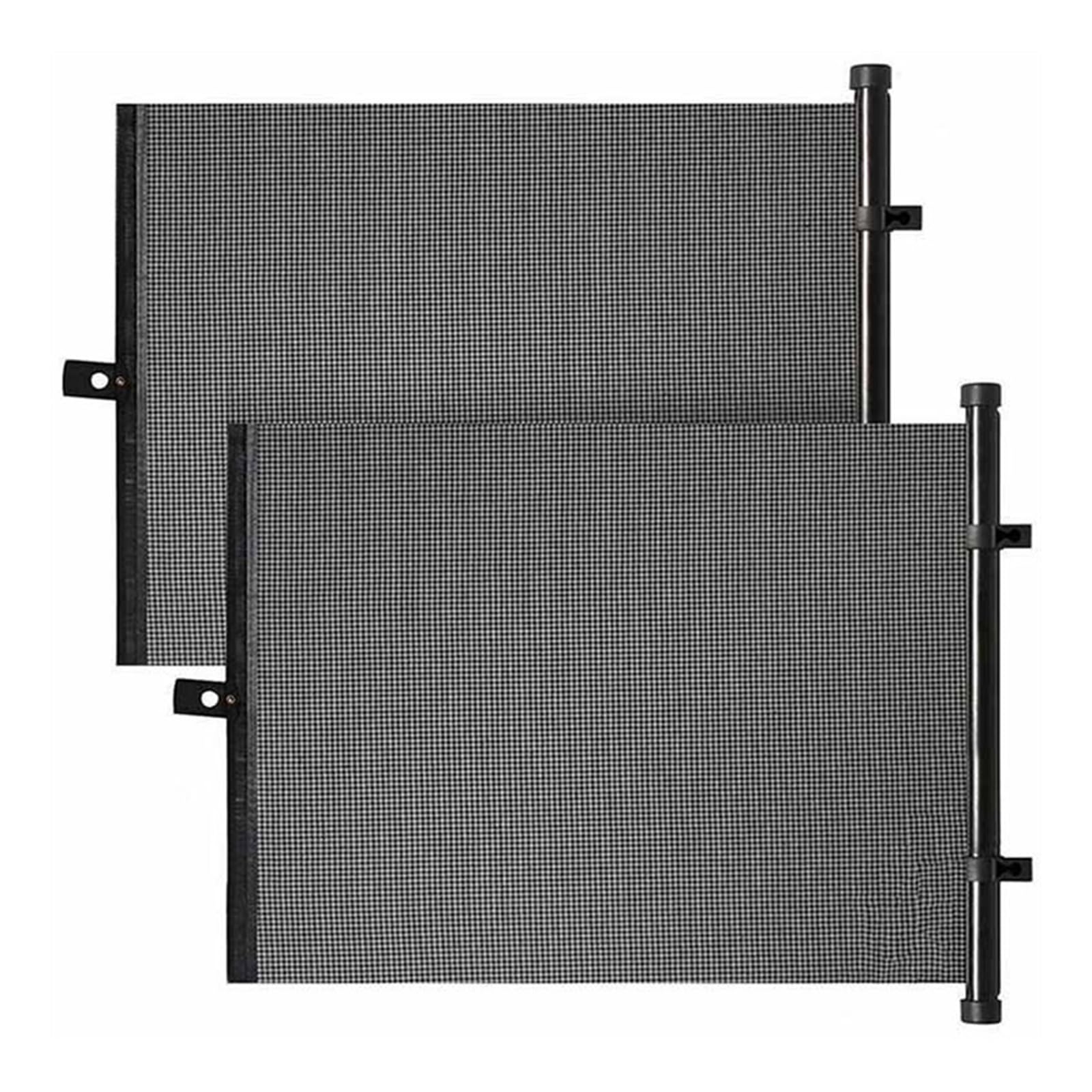 YROHGKPN 2 Pack Car Window Roller Shades Retractable Side Window Shade