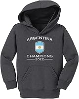 Vista 1 de Argentina Champions 2022 - Sudadera con capucha de forro polar para niños y jóvenes