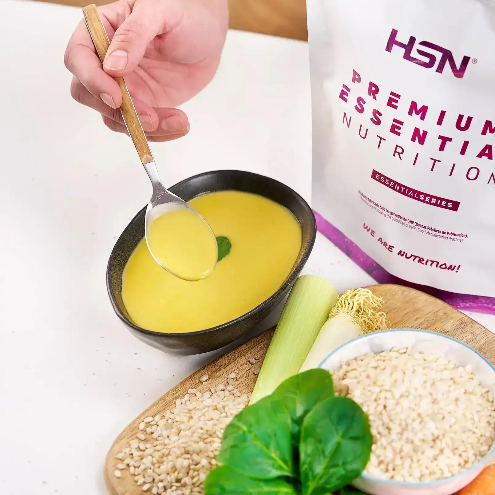 HSN Rice Protein | Vegan Brown Rice Protein Concentrate | Rice Protein Powder | Recovery + Muscle Mass | Sugar Free, Lactose Free, Natural Flavor, 2Kg