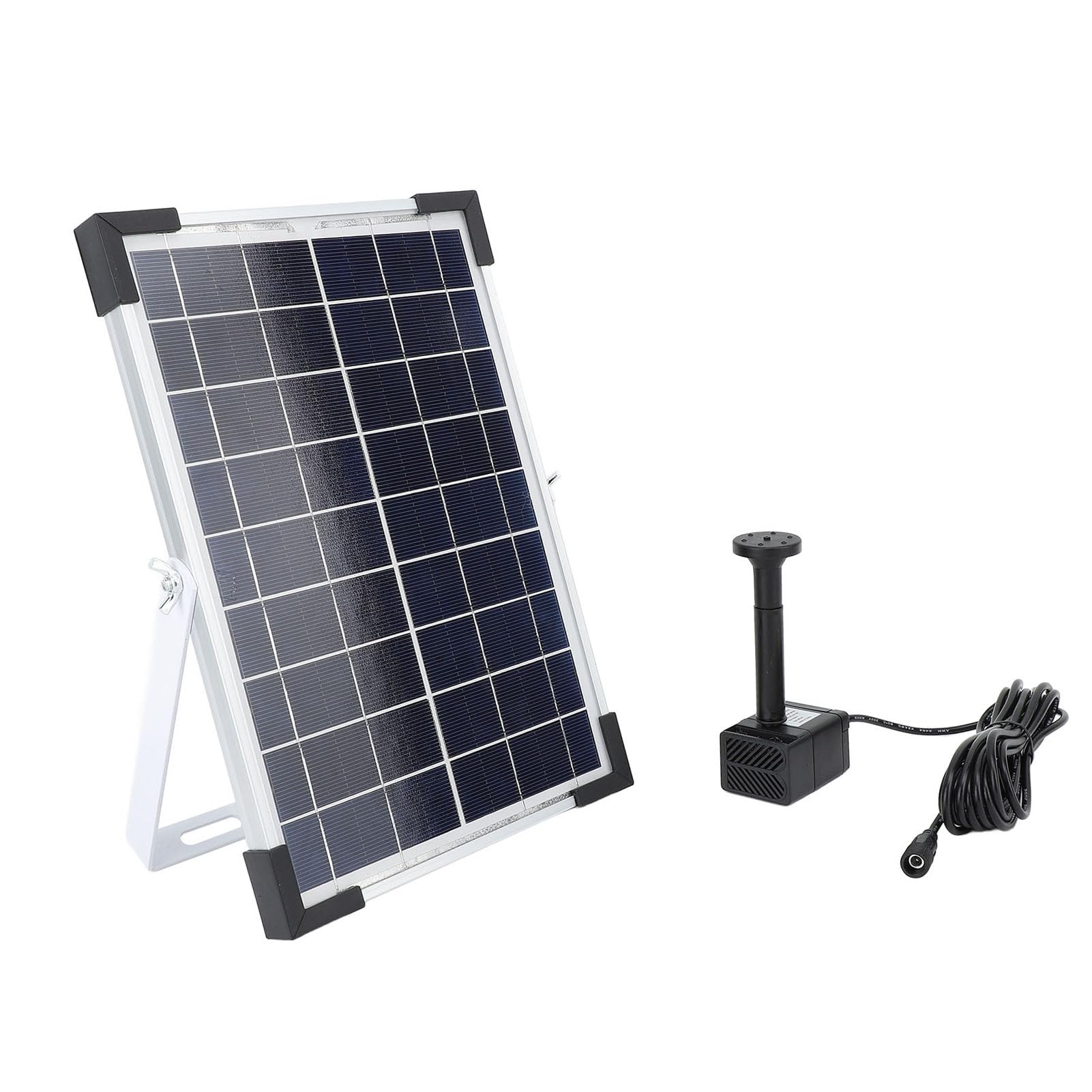 Kit Solare Pompa Fontana Multiuso Durevole per Vasca per Uccelli, Giardino, Cortile, Piscina per Pesci