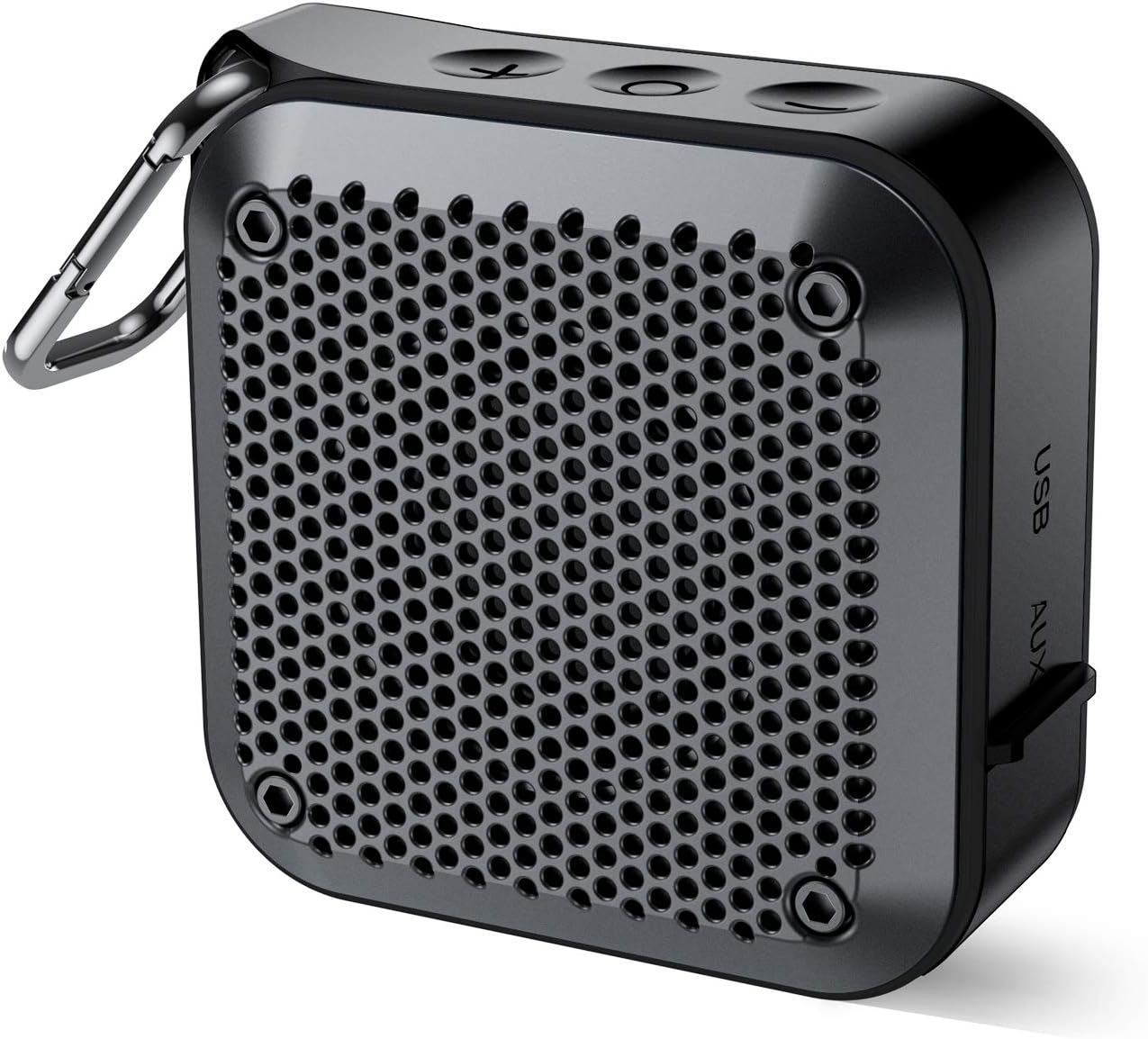 AUDIIOO KIYEDAM IPX7 Waterproof Bluetooth Speakers Portable Wireless, Shower Speakers with (Black, BT525)