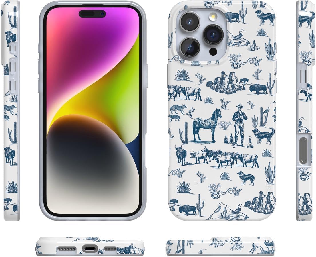 Casely iPhone 16 Pro Max Case | Wild West Adventure | Desert | Compatible with MagSafe | Classic Ultra Slim Design - Image 8