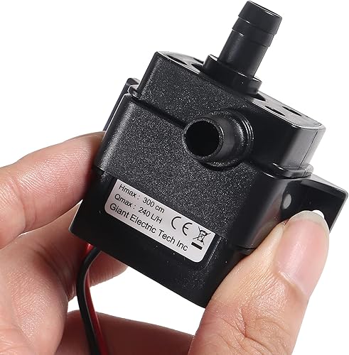 Miniatura 6 de 3 unids negro bomba de agua 240LH DC 12V 4.2W Micro bomba sin escobillas 3M bomba de agua ultra silenciosa para piscina acuario pecera