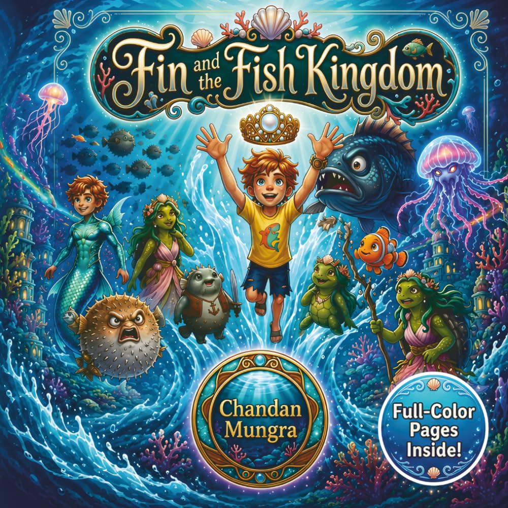 Fin And The Fish Kingdom: A Magical Children's Fantasy Adventure About Courage, Friendship, and an Underwater Kingdom