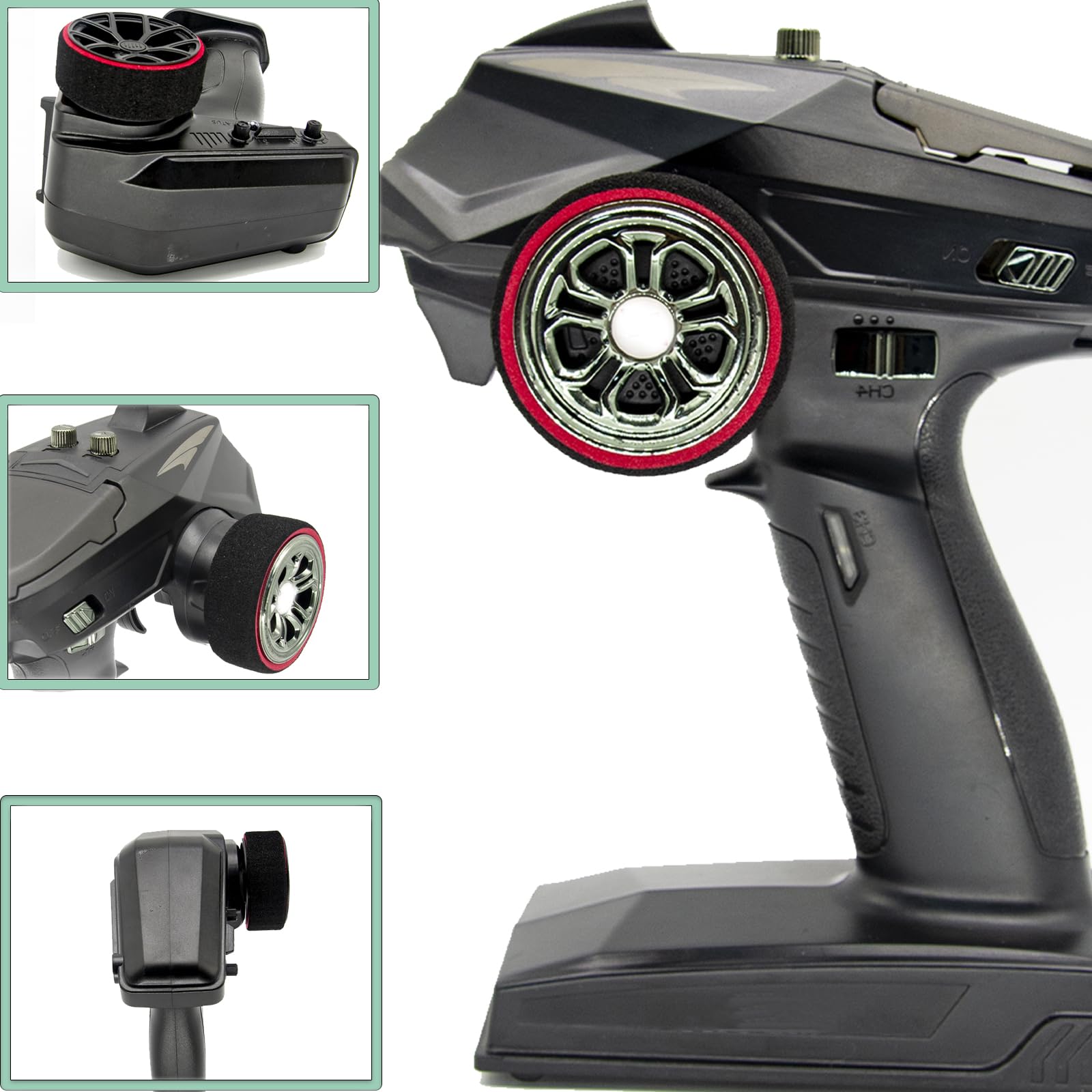 Poignée En Mousse Pour Volant émetteur Traxxas Futaba (3PV, 4PV, 4PLS, 4PX, 7PX) - Neuf