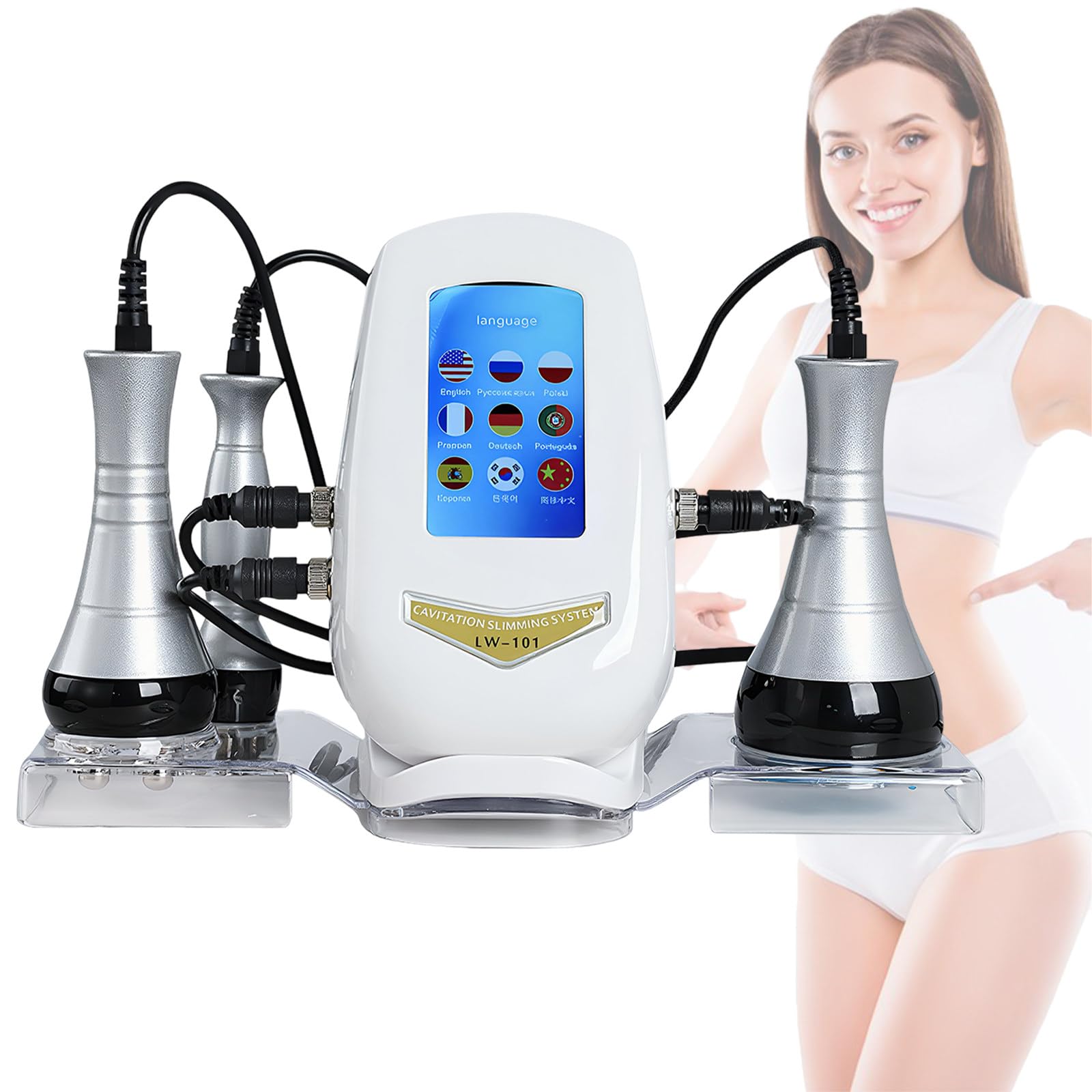 Wangyingxu Body Massager Machine, 3IN1 Adjustable Function, for Whole Body