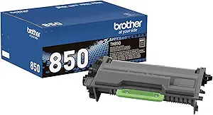 Brother Genuine High Yield Toner Cartridge, TN850, Replacement Black Toner, Page Yield Up To 8, 000 Pages, Amazon Dash Replenishment Cartridge