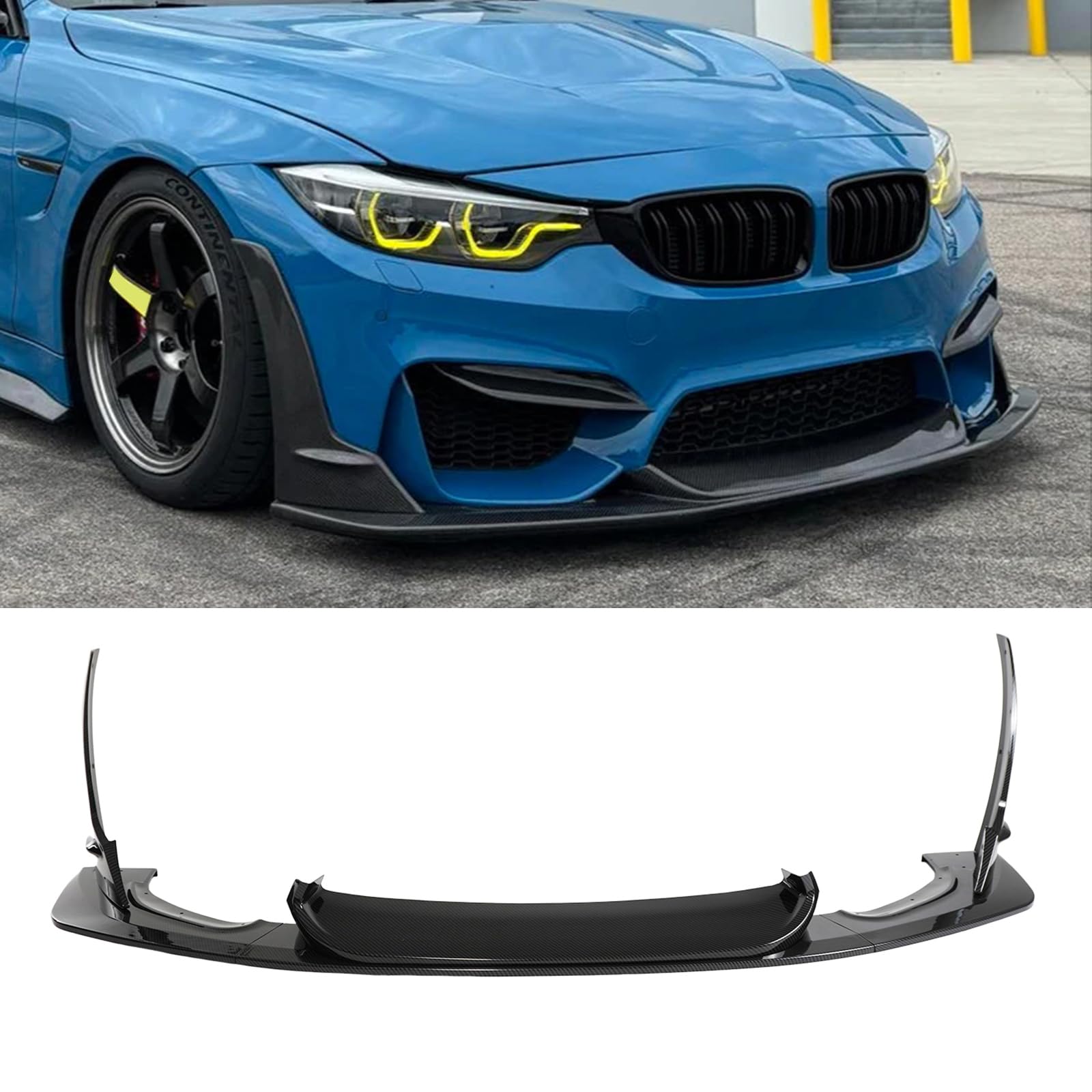 Amazon.com: PFRREOR 5PCS LPT Style Front Bumper Lip for BMW F80 M3
