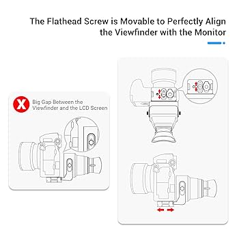 ※bichcamsanh※ JJC Collapsible Camera LCD Viewfinder, 3X Screen Magnifier