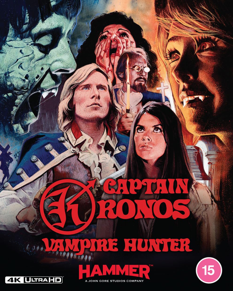 Captain Kronos Vampire Hunter Blu-Ray [Region A & B & C]