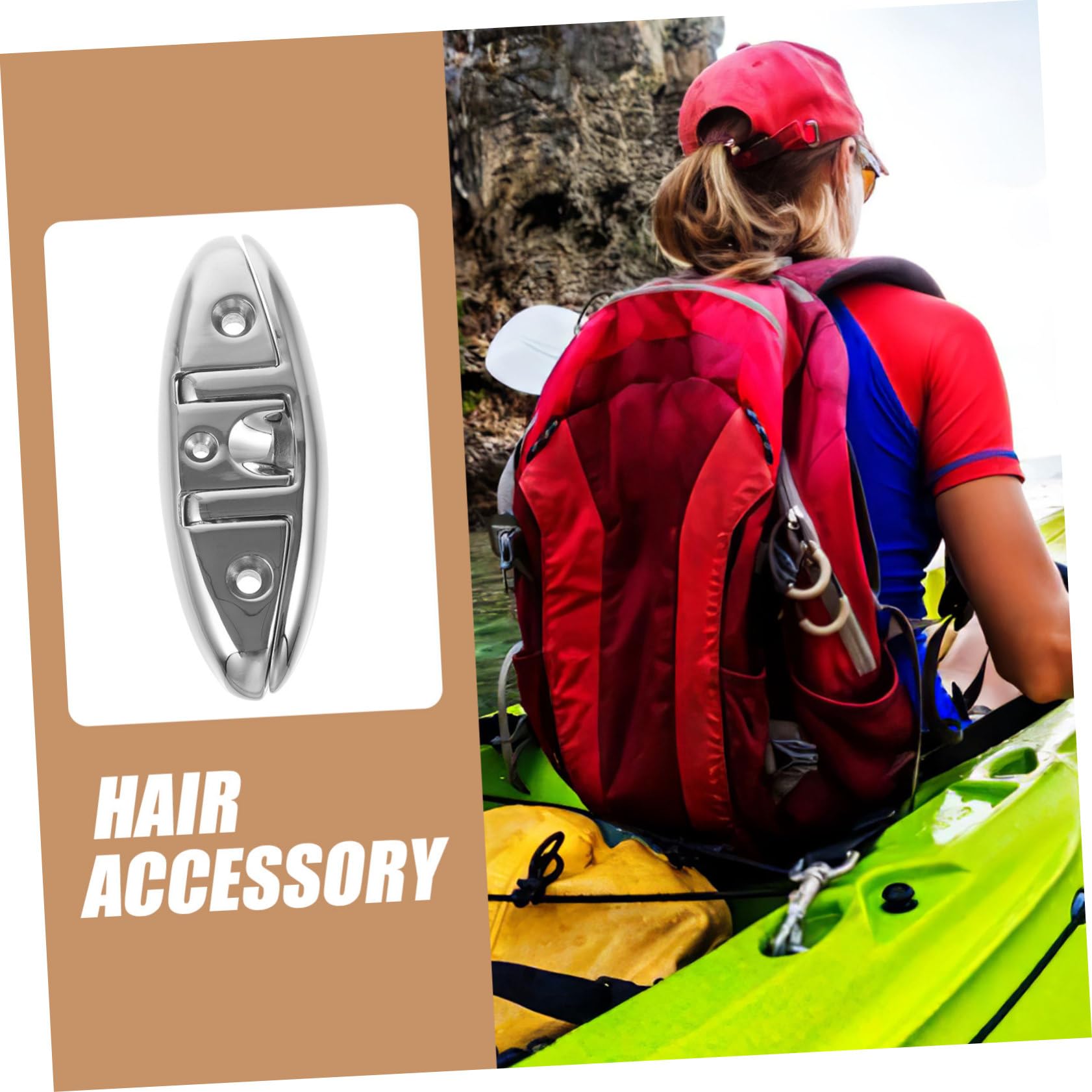 Hemobllo Bitta di Ormeggio in Acciaio Inossidabile 316, Resistente e Compatta, Accessorio Pratico per Barche e Kayak, Adatta per Corde e Ripari Nautici