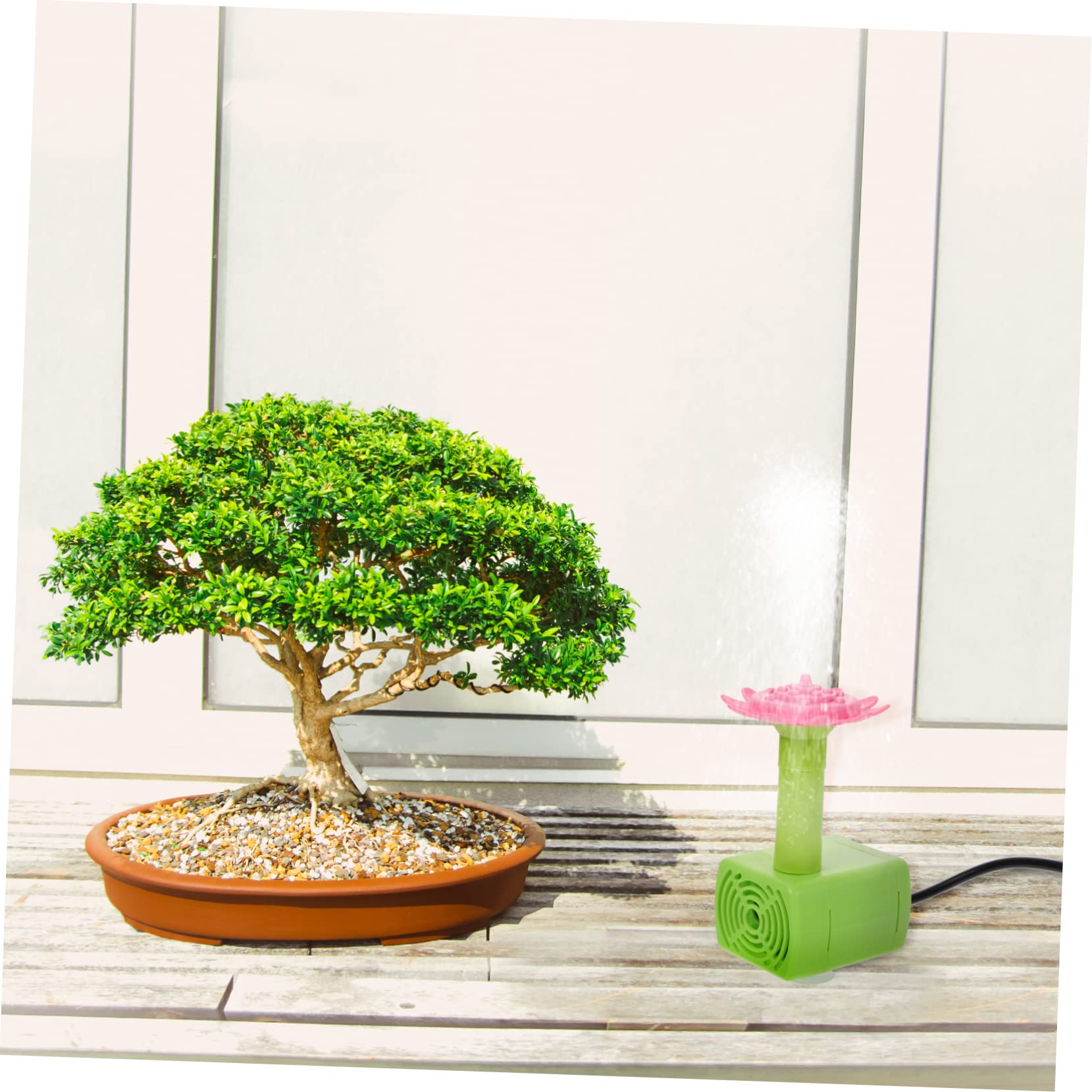 Pompa Solare per Fontana da Esterno Decorativa, Automatica, Plastica | Cortili Risparmio Energetico Spazi Verdi Attraente e Aspetto Creativo Energia Solare