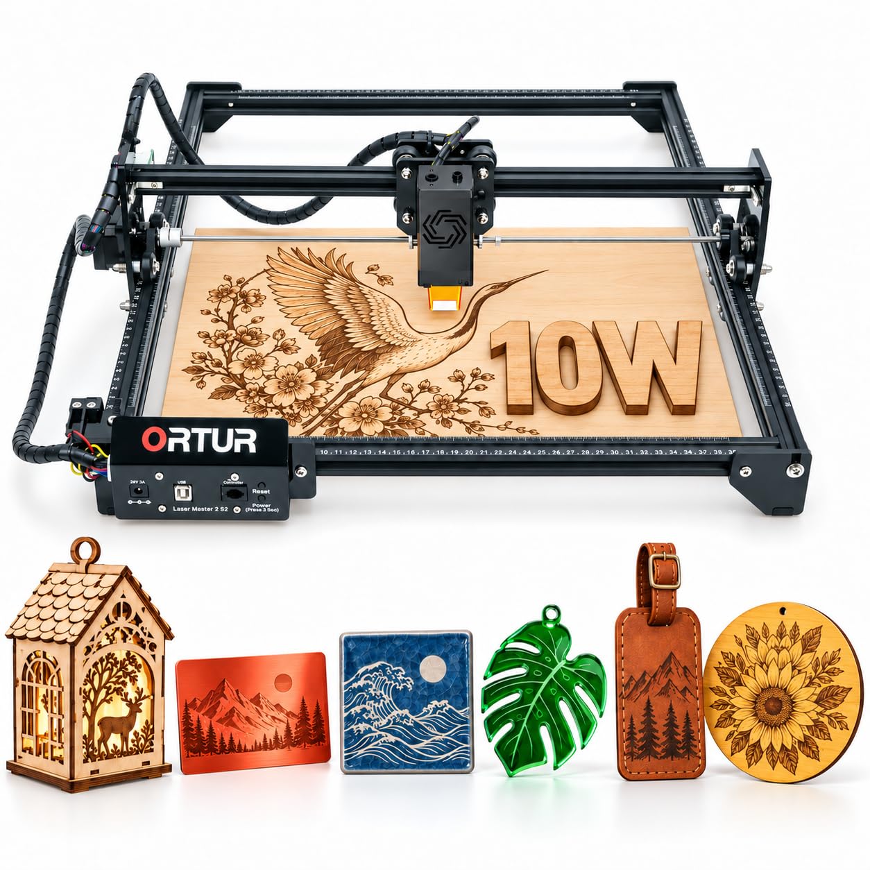 Amazon.co.jp: ORTUR Laser Master2 S2 10W レーザー彫刻機 クラス 2