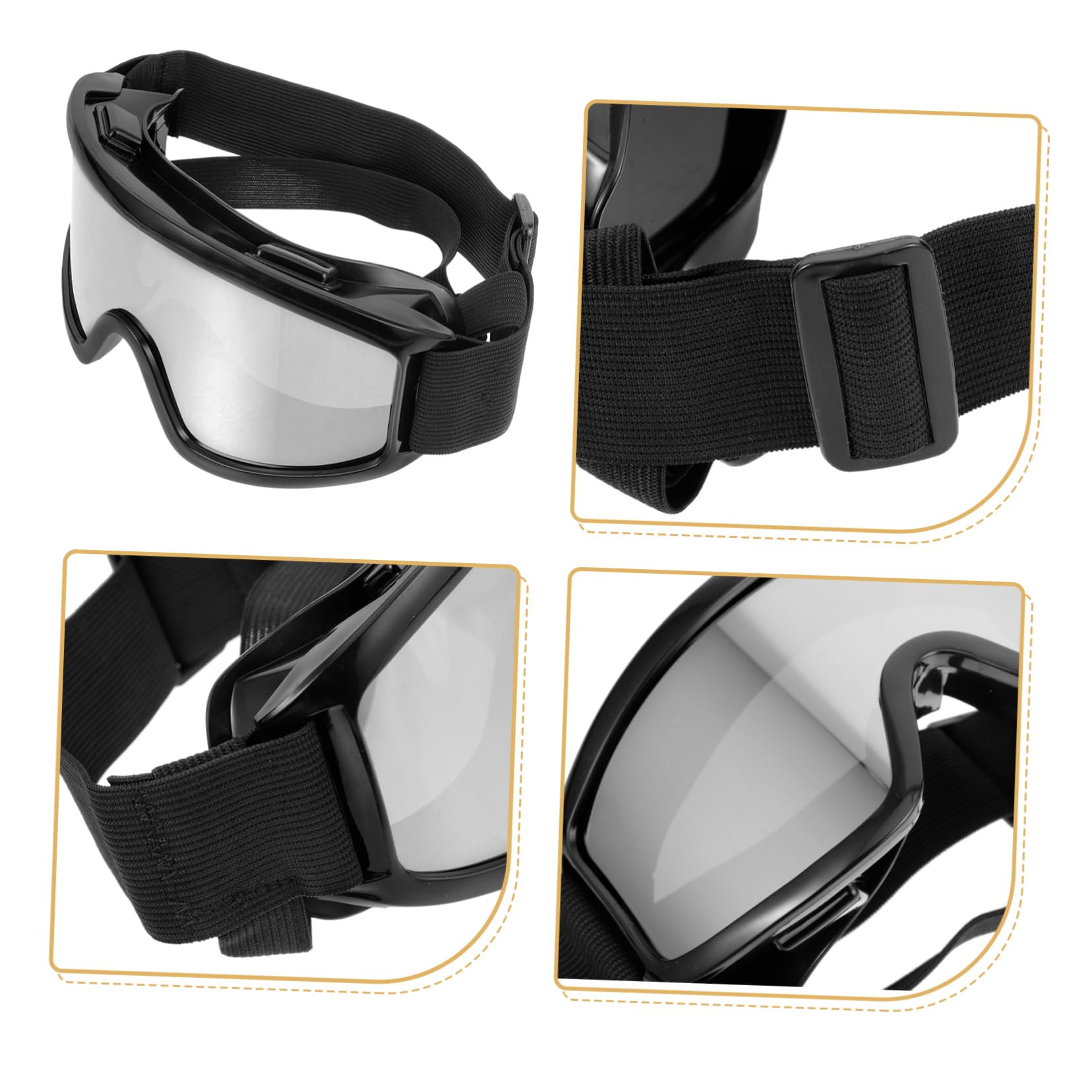 INOOMP 4 Occhiali Da Sole Antivento Uv Per Cani Di Piccola Taglia