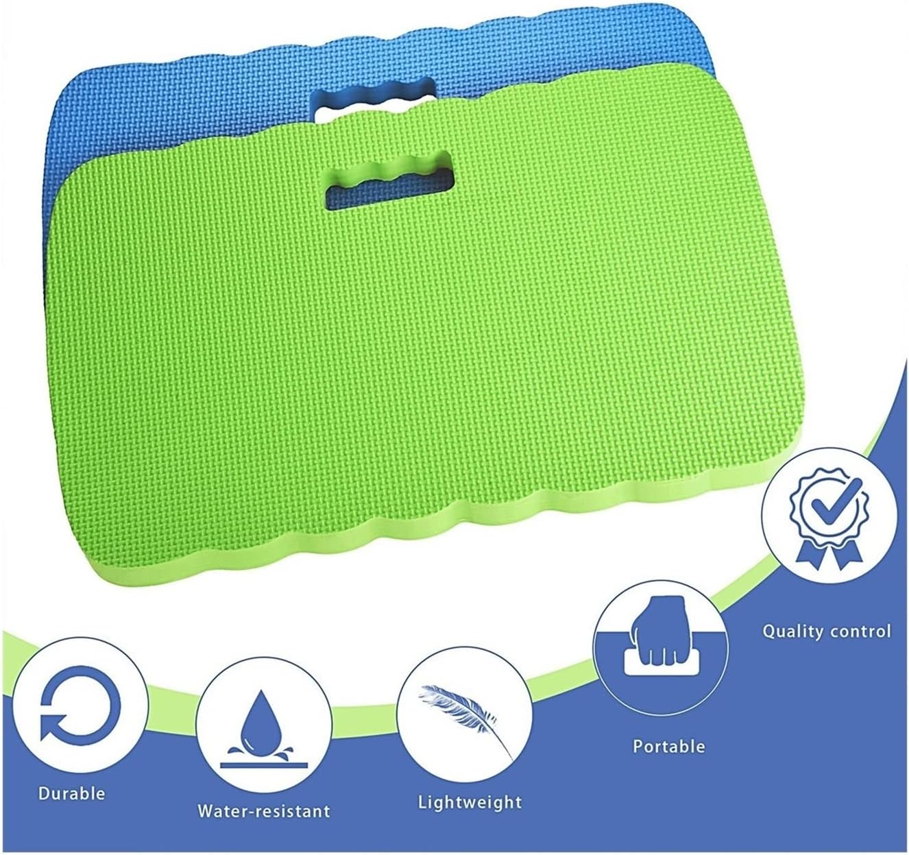 Kneeling Pad -Knee Protection Garden Bath Floor Yoga Kneeler Mat (Color : Black 45x28x4cm)