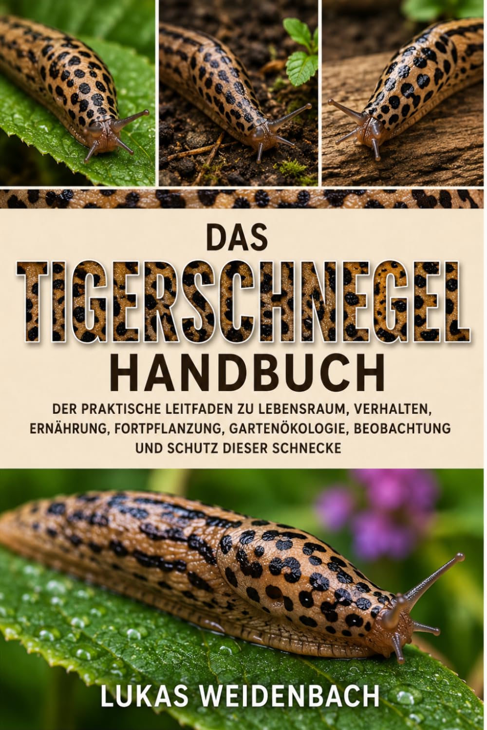 Das Tigerschnegel Handbuch: Der praktische Leitfaden zu Lebensraum, Verhalten, Ernährung, Fortpflanzung, Gartenökologie, Beobachtung und Schutz dieser Schnecke