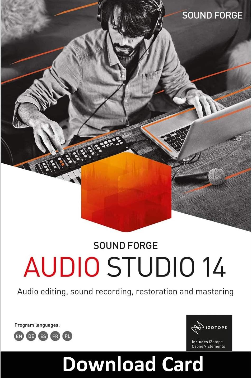 MAGIX Sound Forge Audio Studio 14 for Windows (Download Card) – Audio Editing Software : Musical Instruments